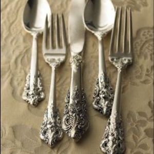 5-pc.Set -Wallace "Grande Baroque" Sterling Silver